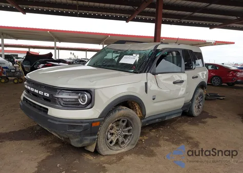 2024 Ford Bronco Sport Big Bend z USA, uszkodzony, nr VIN 3FMCR9B63RRE82657